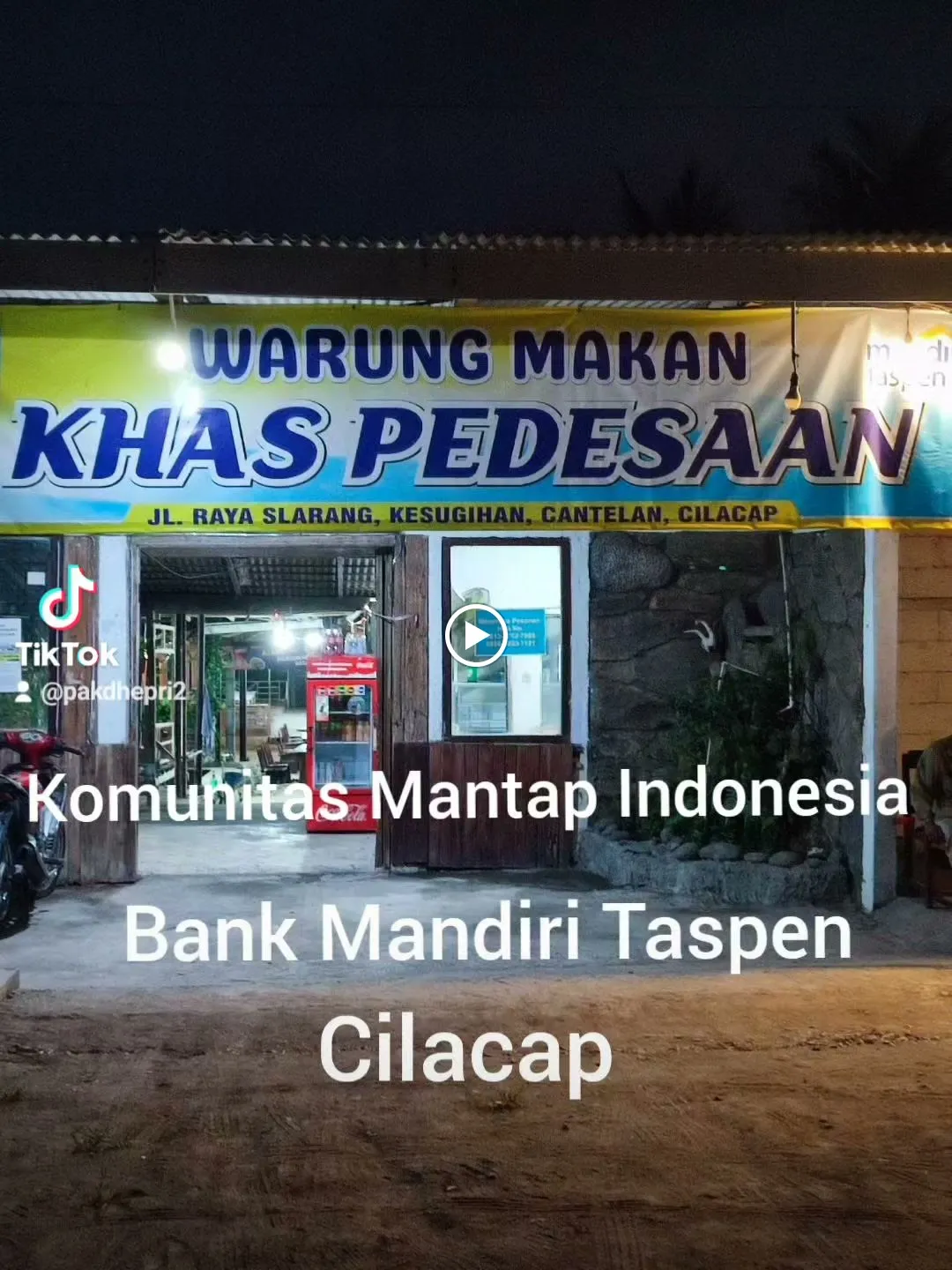 Warung Makan Khas Pedesaan Cilacap