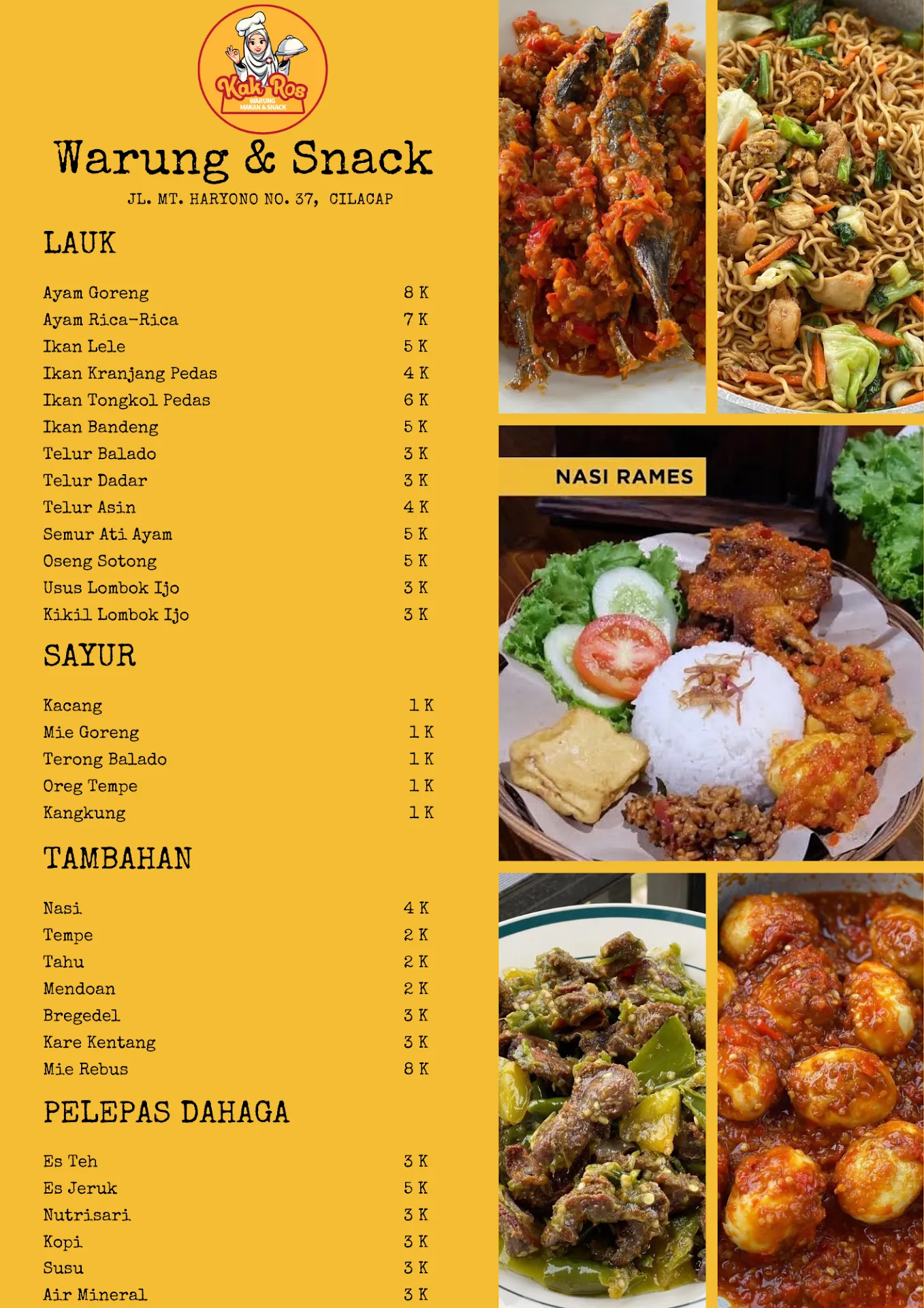 Warung Nasi & Snack Kak Ros