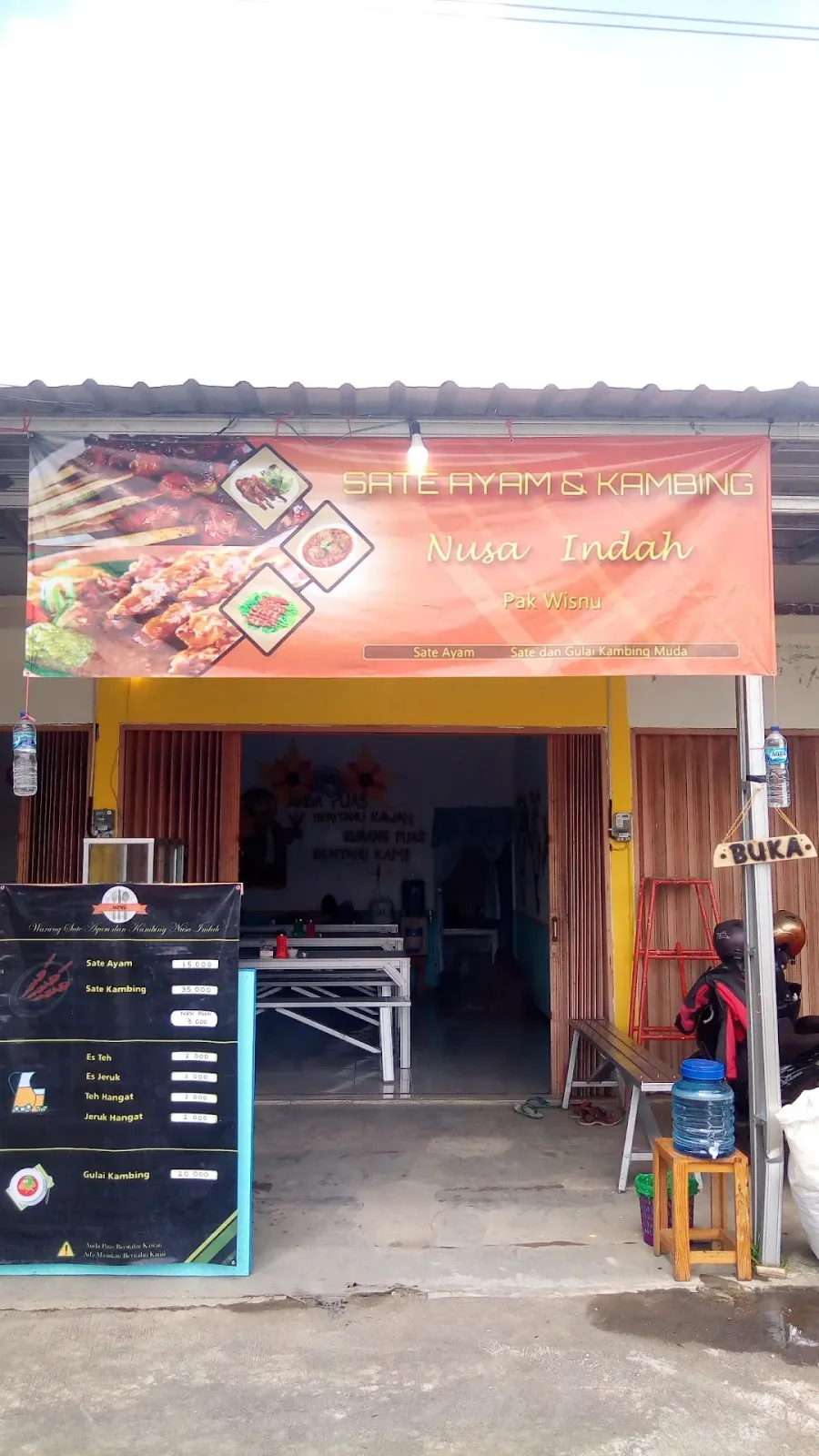 Warung Sate Nusa Indah pak Wisnu