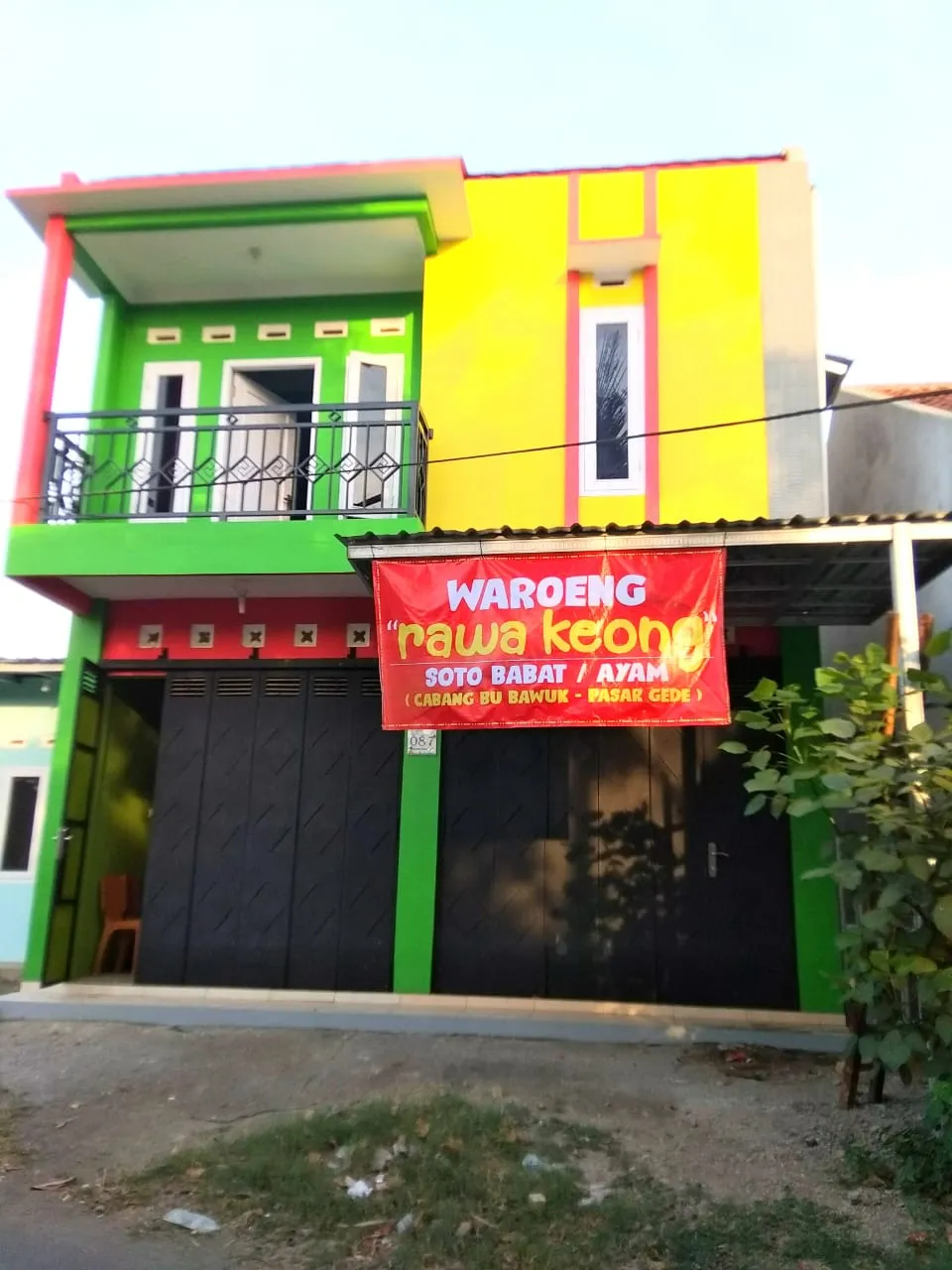 Warung soto babat rawa keong