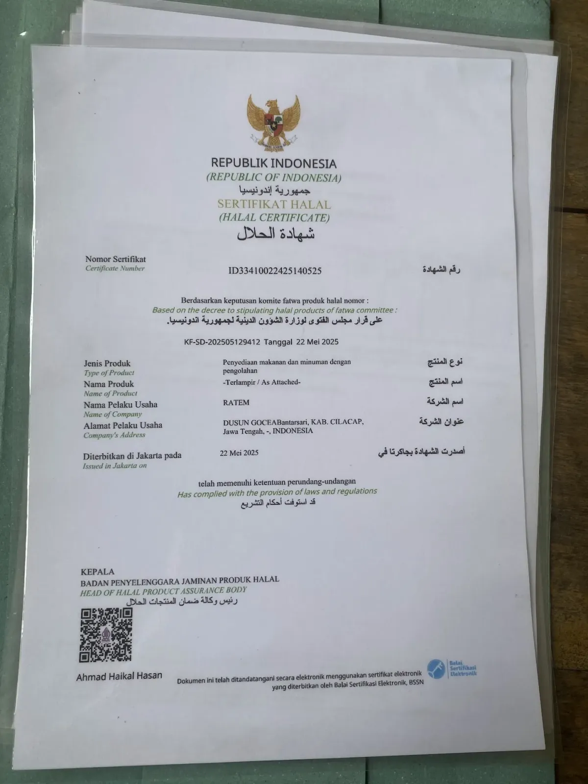 Warung Tahumasak Ibu Ratem