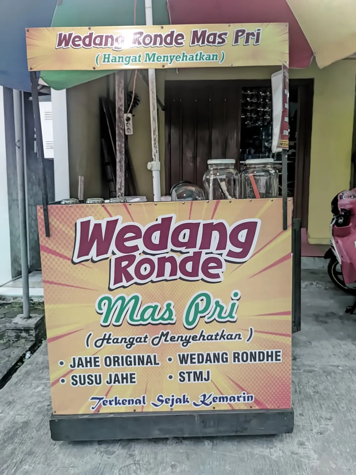 Wedang ronde Mas Pri