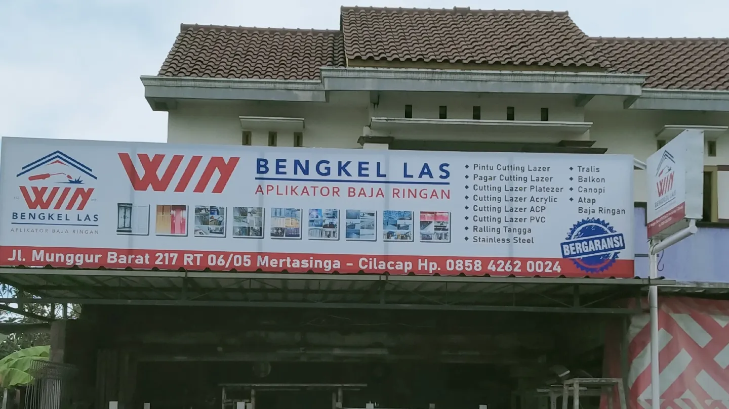 WIN Bengkel las dan aplikator baja ringan