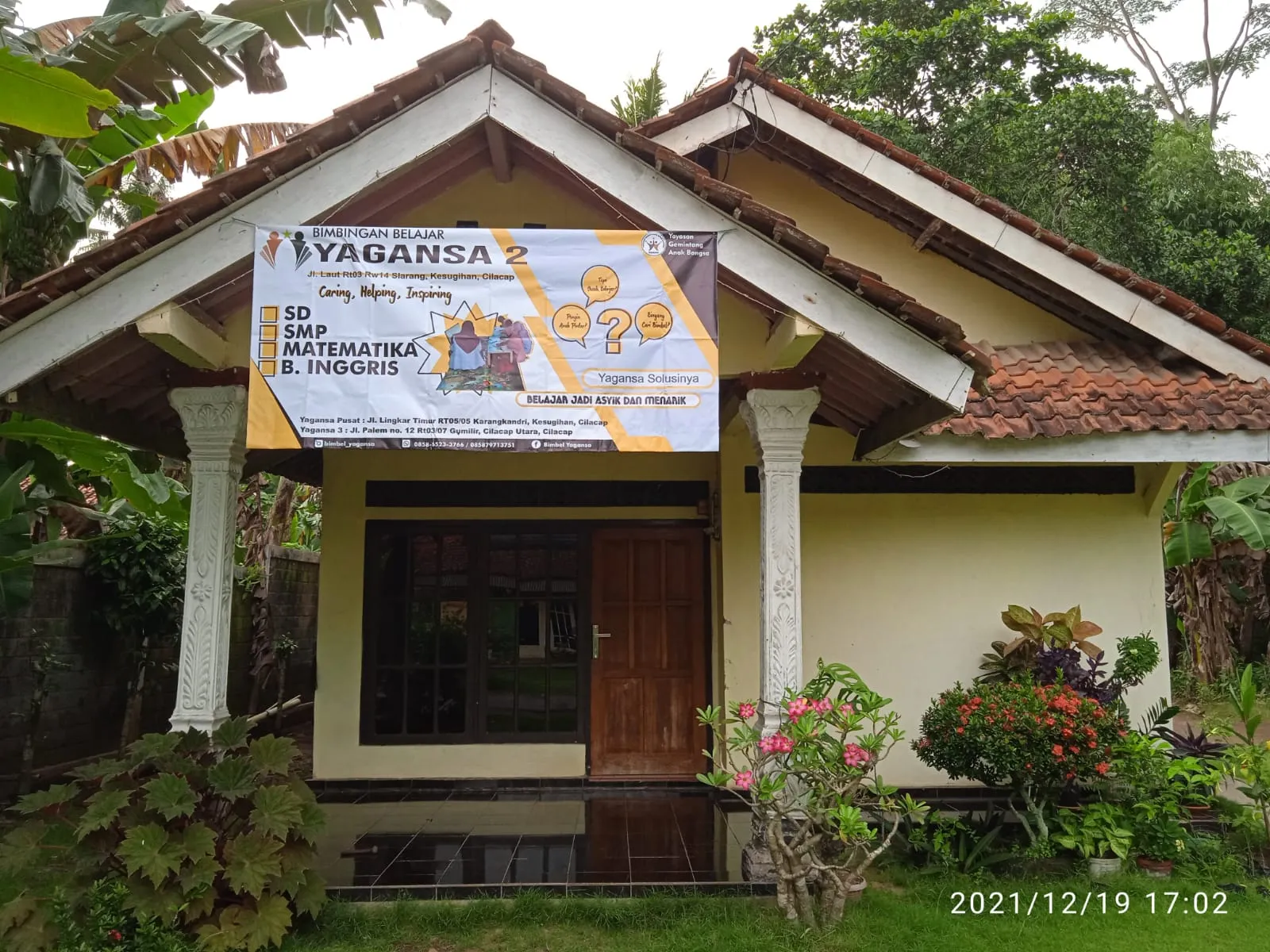 Yagansa 2 Bimbel (SD/ SMP/ Bahasa Inggris/ Matematika/ Semua Mapel)