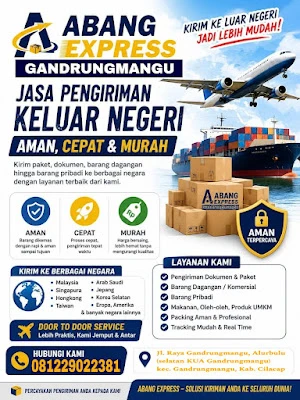 Abang Express Gandrungmanguu ( Jasa kirim Paket keluar negeri)