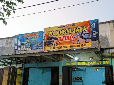 Agen bus PO MURNI JAYA TEGAR