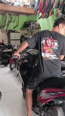 NUSAKAMBANGAN PROJECT (steam,painting motor mobil)