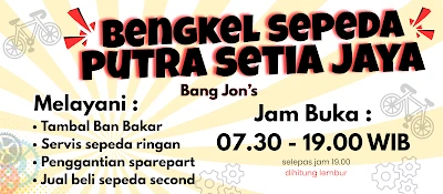 Bengkel Sepeda dan Tambal Ban PUTRA SETIA JAYA Bang Jons