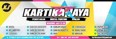 KARTIKA JAYA Sablon Percetakan