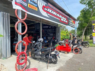 Juragan Ban Cantelan (Spesialis Ban Motor)