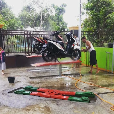cuci motor uchi