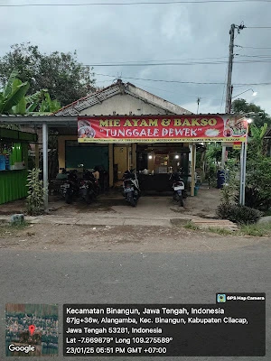 Miayam bakso "tunggale dewek"