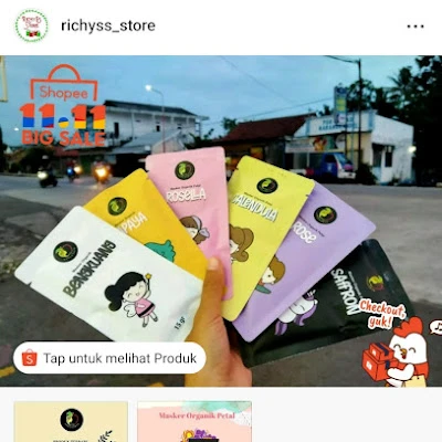 Masker Organik by Poupeepou Cilacap