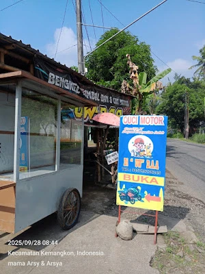 Bengkel Tambal Ban Dan Cuci Motor 'UW' D.A.A dan Pertalite ( uci & Widi ) daa