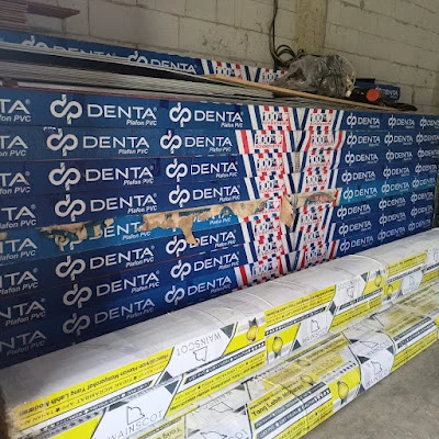 Plafon pvc kanna jaya gypsum las listrik dan aluminium