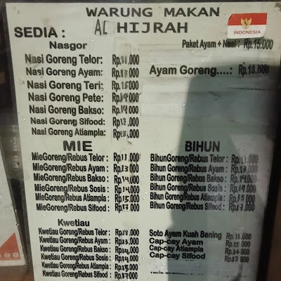 Warung makan Al Hijrah