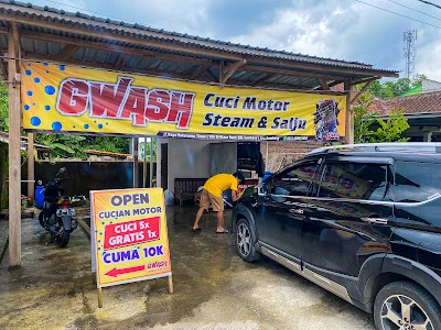 GWASH Cuci Motor Steam & Salju