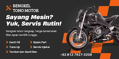 Bengkel motor pak Tono