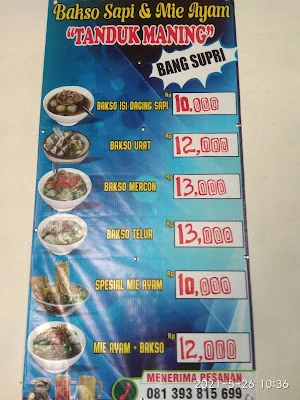 Bakso Mie Ayam Tegar Rifai
