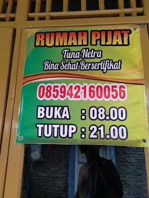 Panti Pijat Tunanetra Bersertifikat "BNA SEHAT"