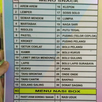Ibu Warsini Snack And Catering