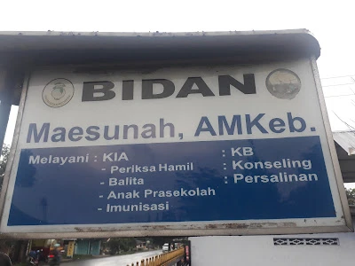 Rumah Bersalin dan Anak Bidan Maesunah