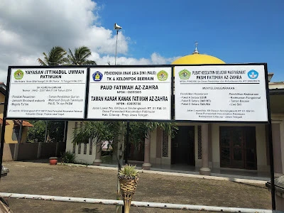 PAUD, TK, PKBM Fatimah Azzahra Purwodadi Patimuan