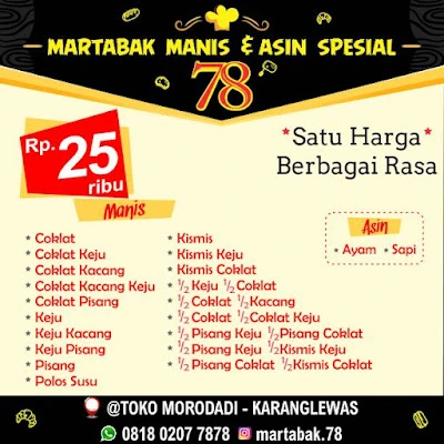 Martabak 78 Karanglewas