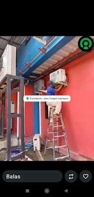 Mandiri servis. Servis AC kroya