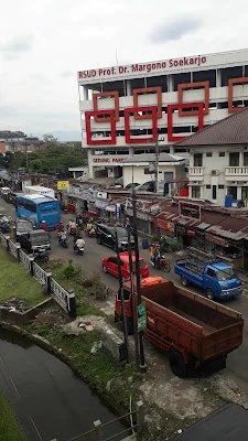 Overpas parkir RS Prof. dr.Margono Soekarjo
