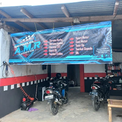 Bengkel motor dan sepeda AMR akhtar motor racing
