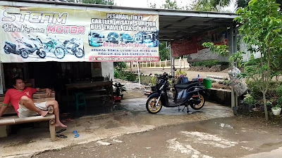 Cuci motor PUTRA KUSUMA dan warkop Rifai dan Hani