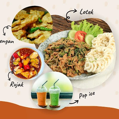 Warung lotek dan jajanan bakar bakar