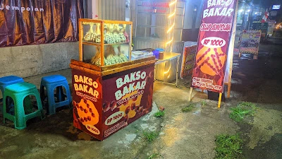 Bakso bakar celup jempolan