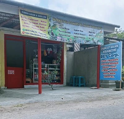 REY Corp. PERCETAKAN, SABLON, WARUNG PAKAN & ALAT PANCING
