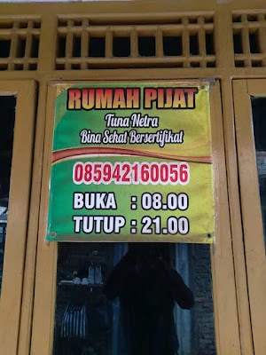 Rumah pijat tunanetra bina sehat wilujeng