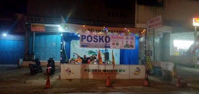 Posko mudik mu kokam pemuda Muhammadiyah sumpiuh
