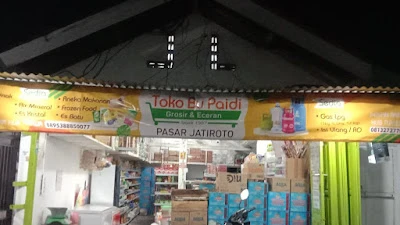 Toko Bu Paidi Pasar Jatiroto