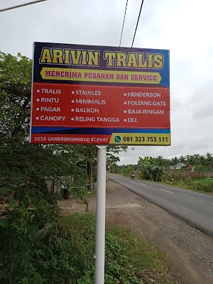 Bengkel Arivin tralis