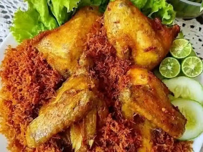 AL'MUN AYAM BAKAR & AYAM GORENG,SERUNDENG IBU MUNIROH
