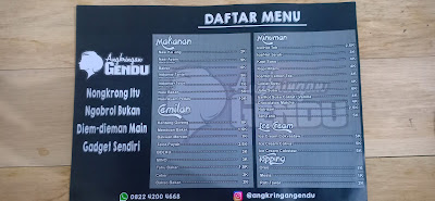 Angkringan & Kopi Gendu