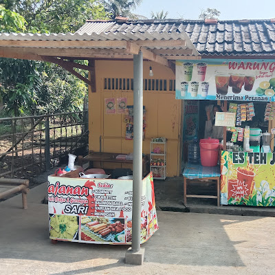 Ayam bakar GSP dan es teh jumbo GSP