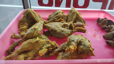 Ayam Bebek Goreng Srundeng Laos Bapak Tasirin