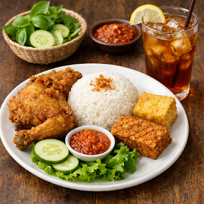 Ayam goreng sambel meledak