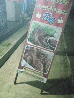 Ayam bakar dan goreng laos TOING
