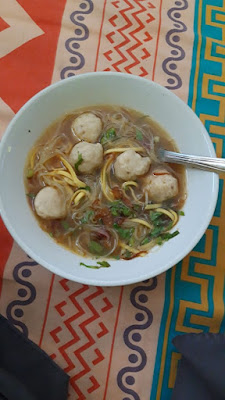 Bakso ayam mantul