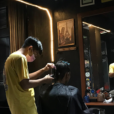 Barber Roon stylish cut Purbalingga