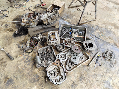Bengkel Motor IWAN Karang Sari Planjan