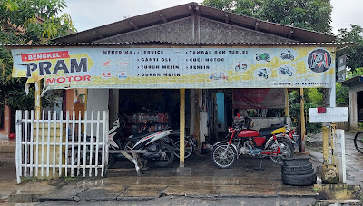 Bengkel pram motor