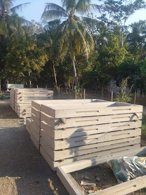 Bina karya kusen cor dan batu nisan